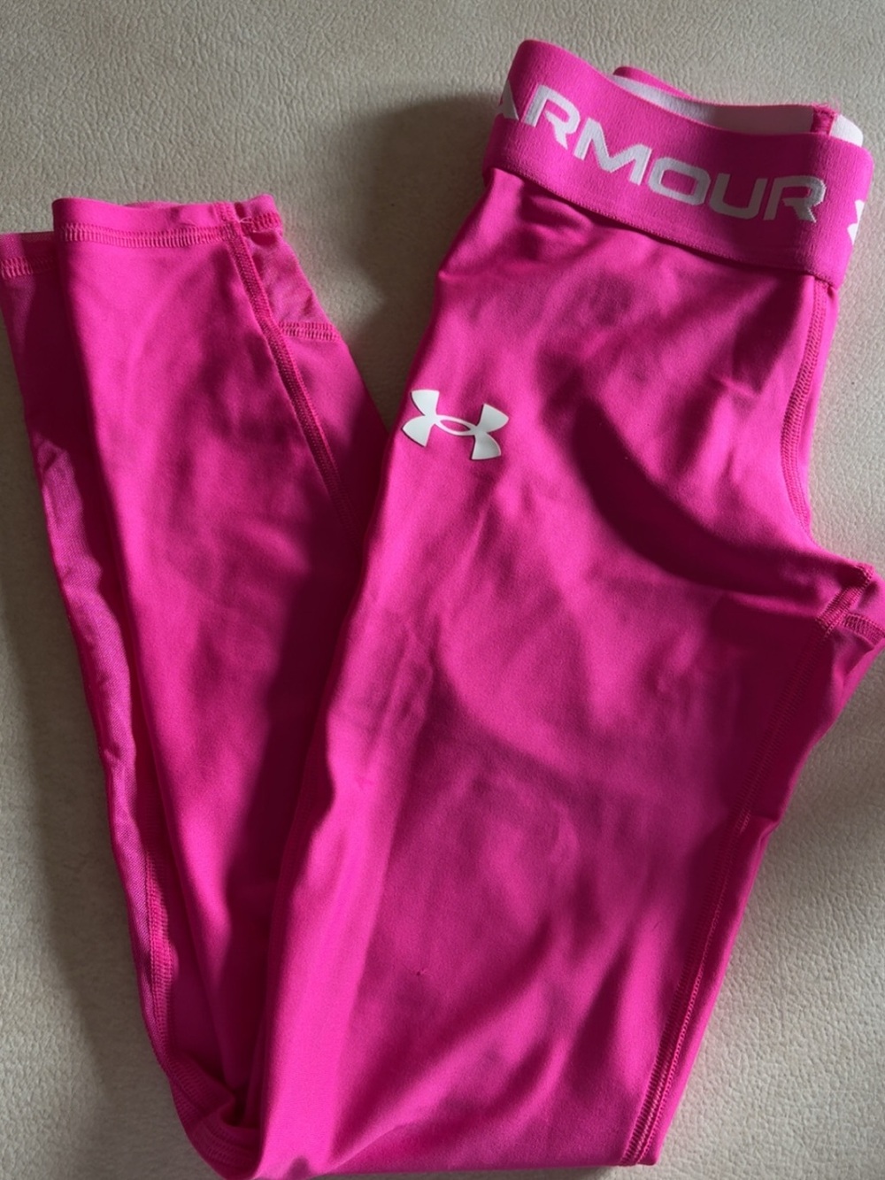 Under Armour Hot Pink Girls' Athletic Leggings